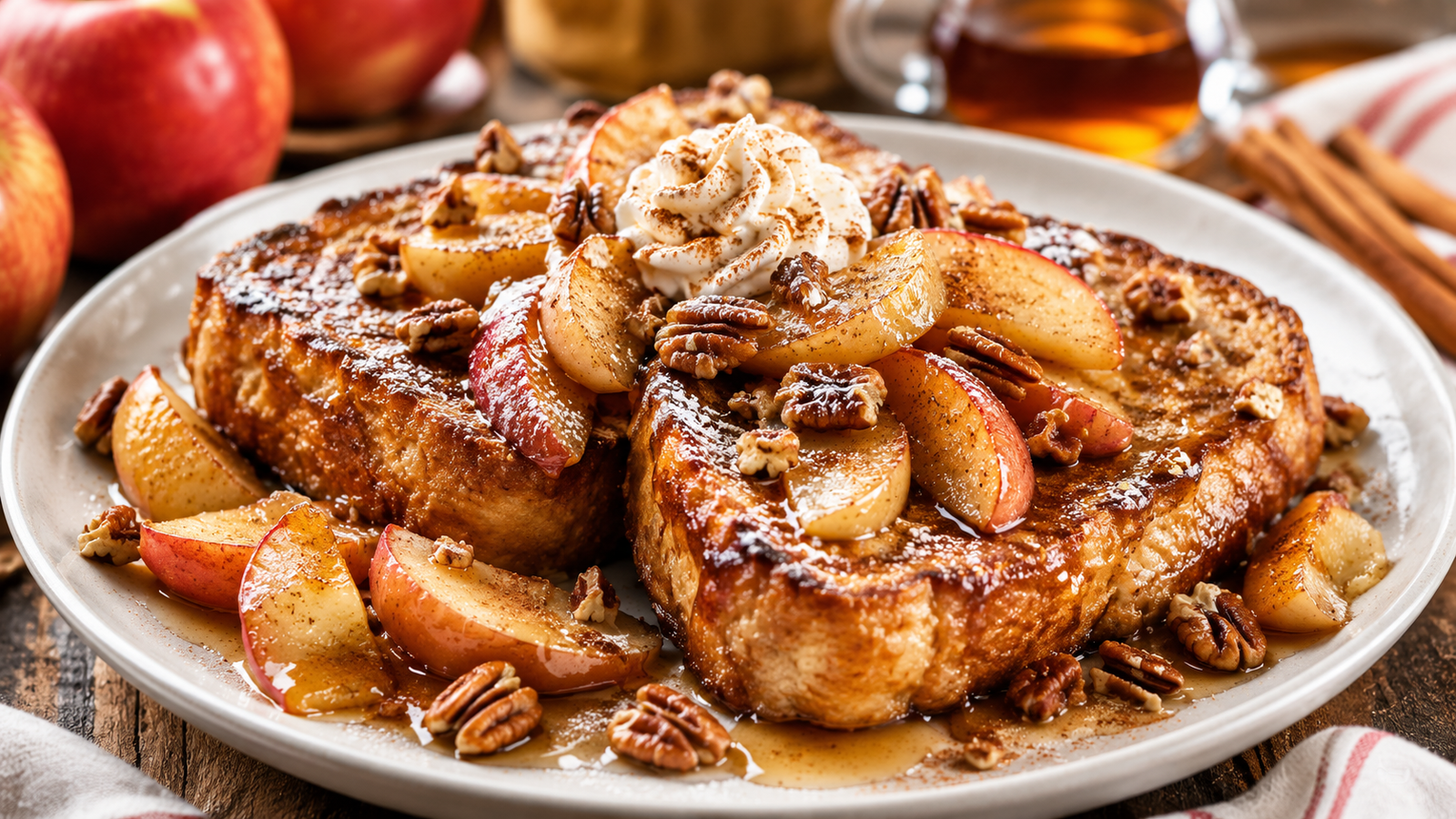 Baked Apple French Toast — healthy breakfast recipe